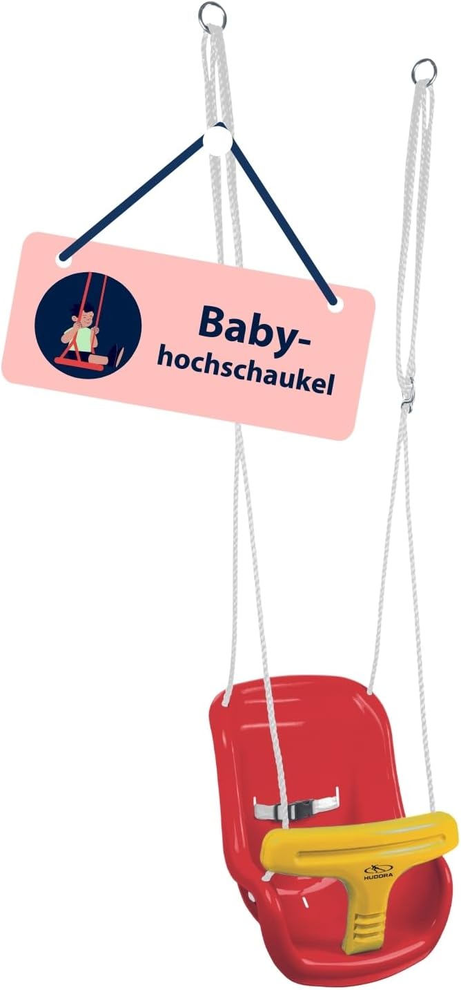 Kleinkindschaukel, Rot/Gelb