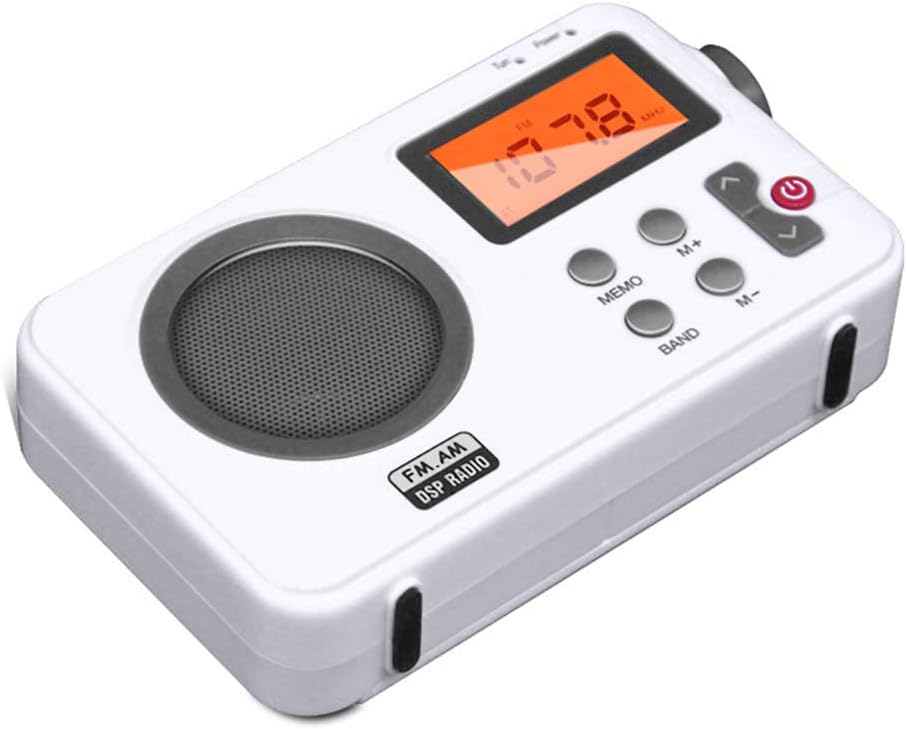 Tragbares Duschradio mit LCD & Kopfhörer-Anschluss, 5.91x1.38x3.54 inch