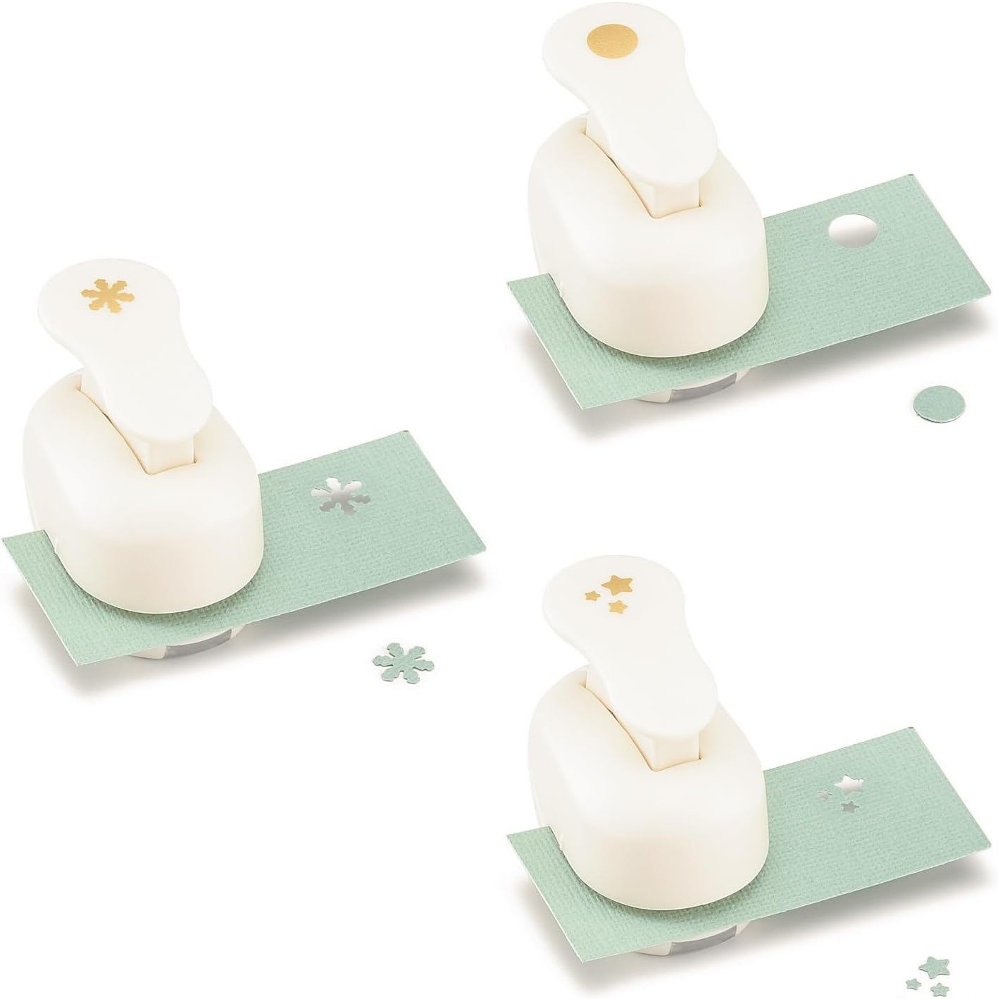 Motivstanzer-Set Weihnachten (9 Stück), Stanzer Set 9 Stück