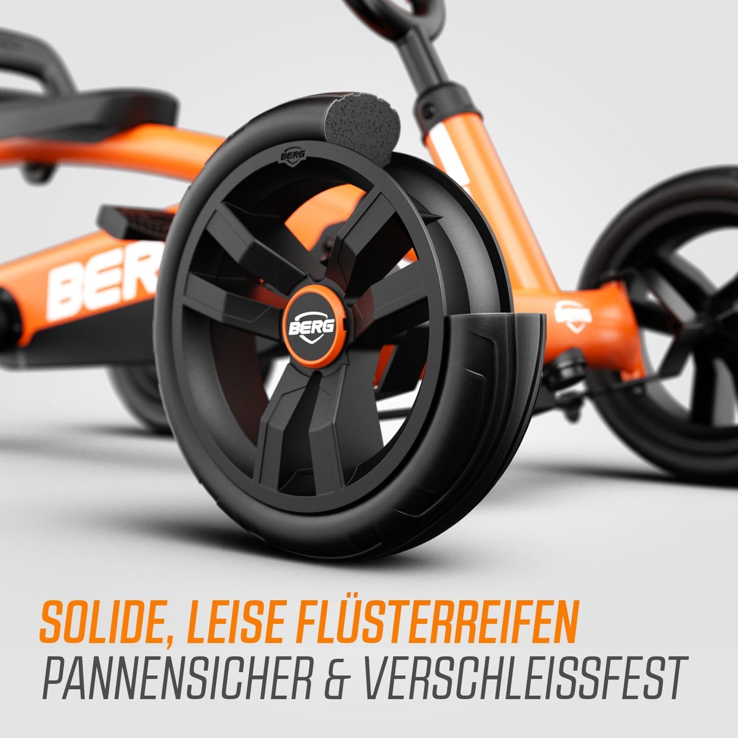 Kinder Go-Kart Tretfahrzeug ab 2 Jahren, Orange