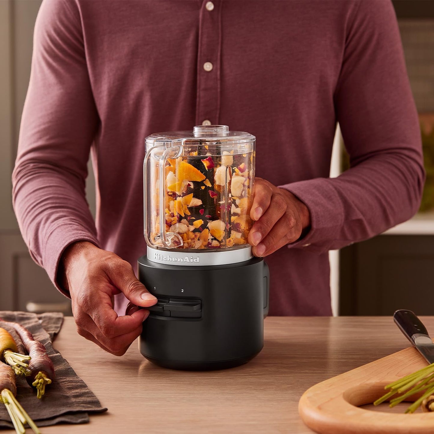 Go Cordless Zerkleinerer, Schwarz - Ohne Akku