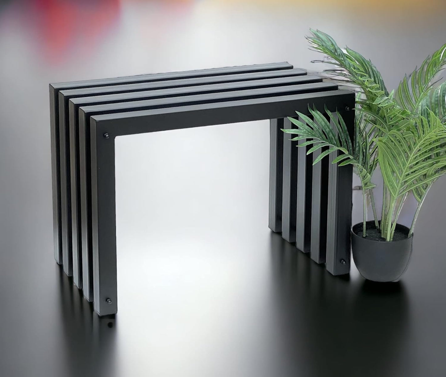 Metall-Sitzhocker, Breite 60 cm