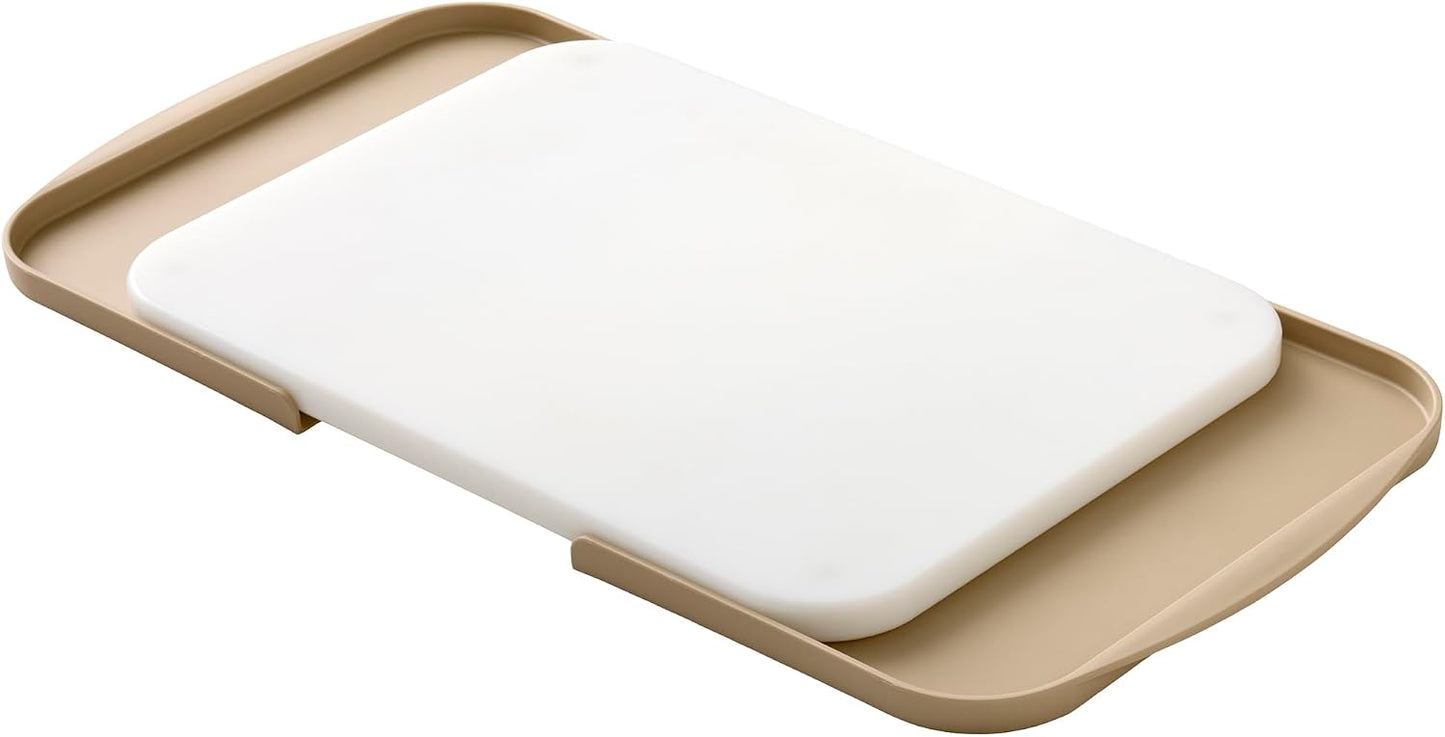 Separa Schneidebrett mit Schalen 39,5 x 26,8 cm, Humus 39.5L x 26.8B cm