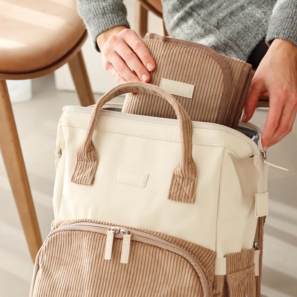 Wickelrucksack 29L mit Wickelunterlage & Laptopfach