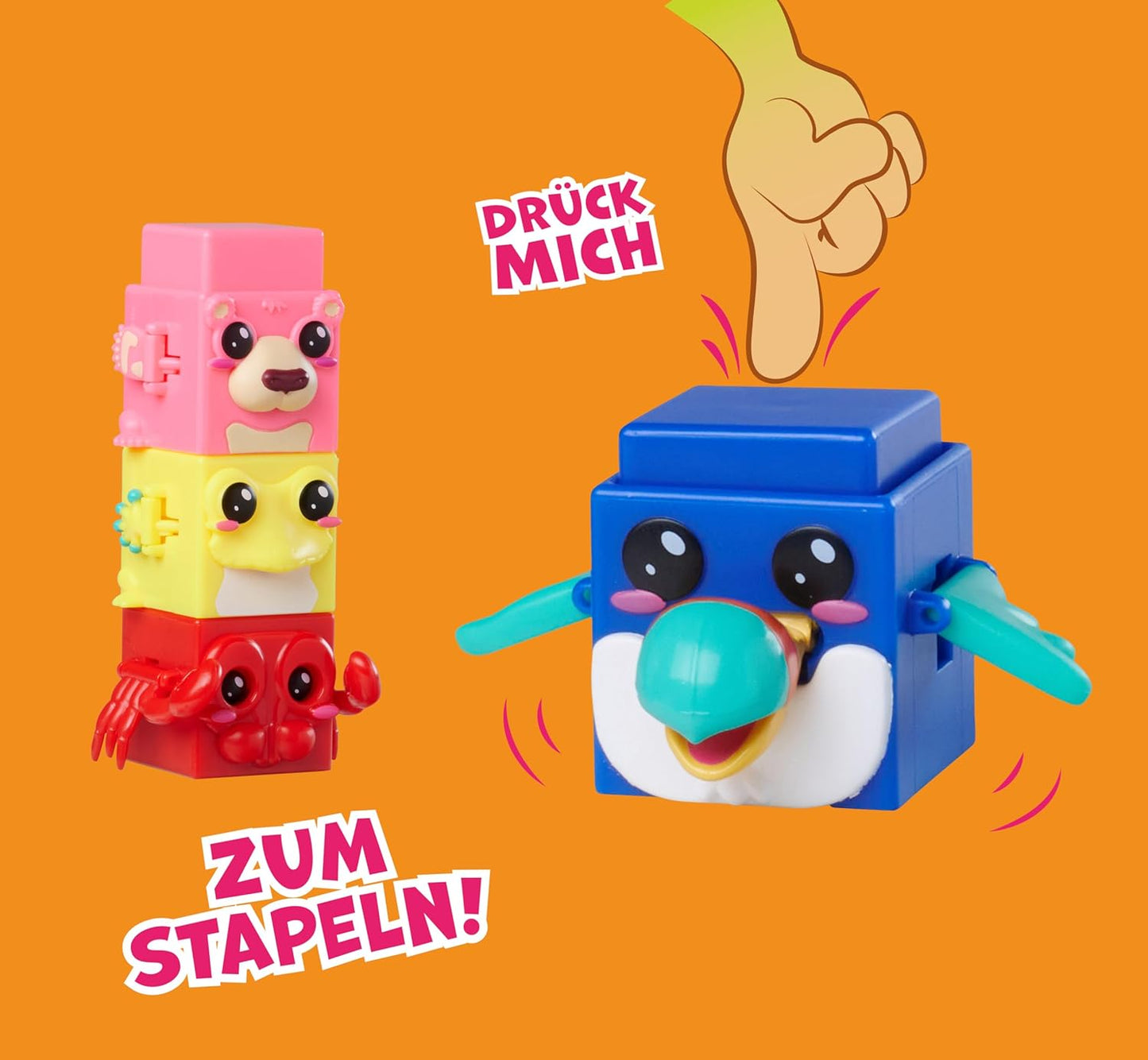 Tier-Baustein zum Stapeln und Sammeln