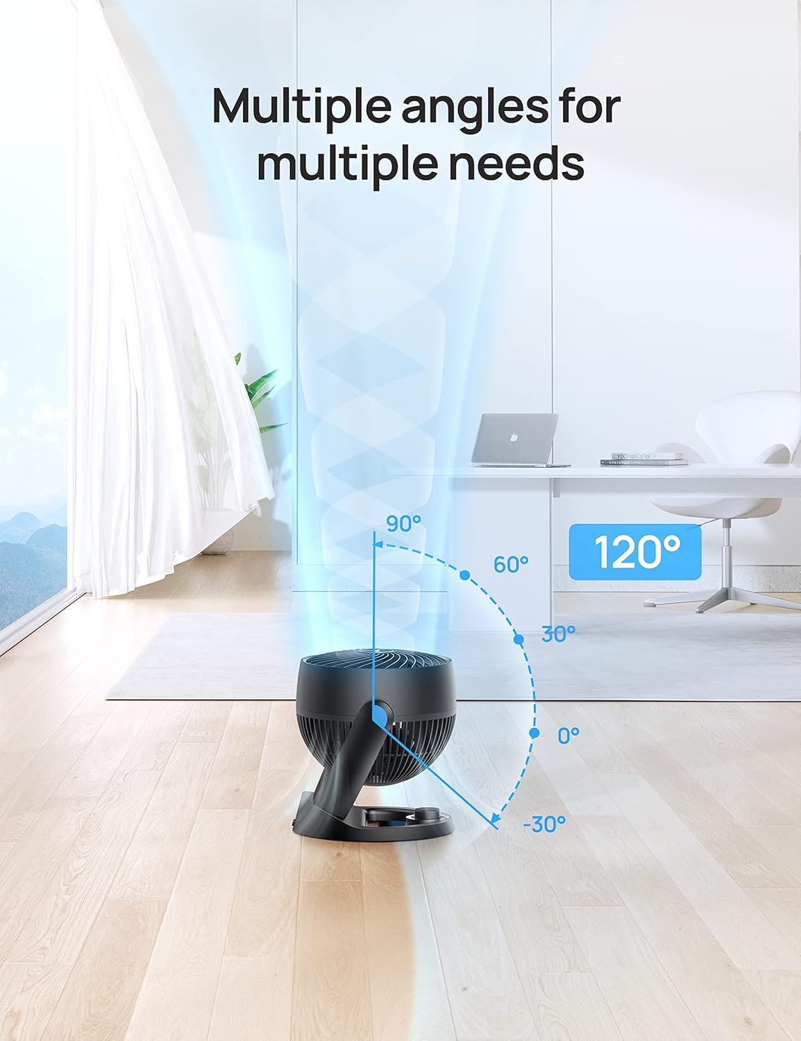 Tischventilator mit Turbofunktion