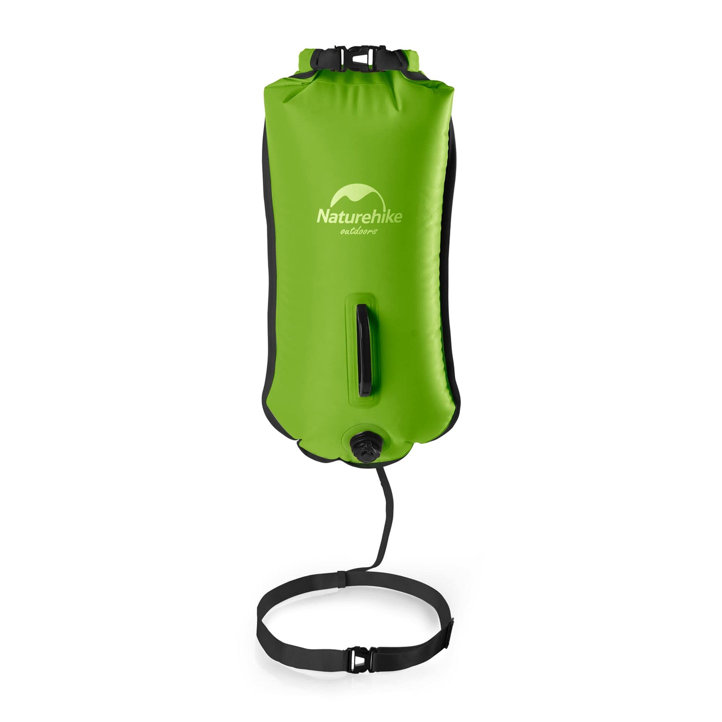 Aufblasbarer Trockensack mit Schwimmhilfe 18L, Leuchtendes Grün