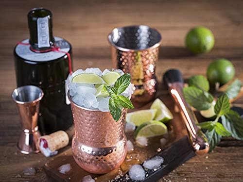 2er-Set Julep Mug Becher, Kupfer Poliert