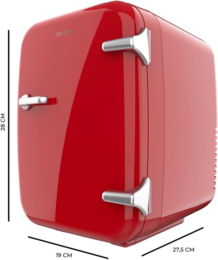 Mini-Kühlschrank Bolero mit Heizfunktion, 4 L | Habana Rot