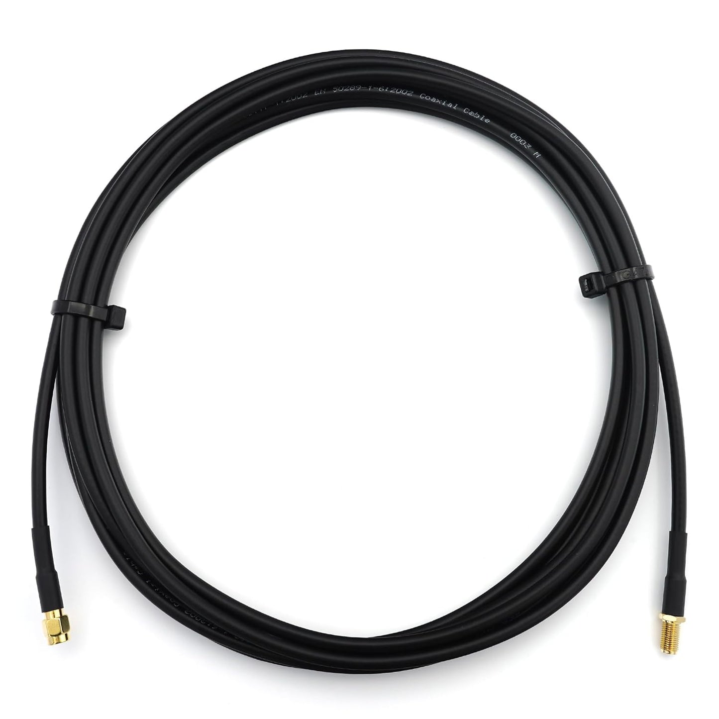 SMA Verlängerungskabel RG58/U für Antennen und Router, 6 m SMA Male / SMA Female