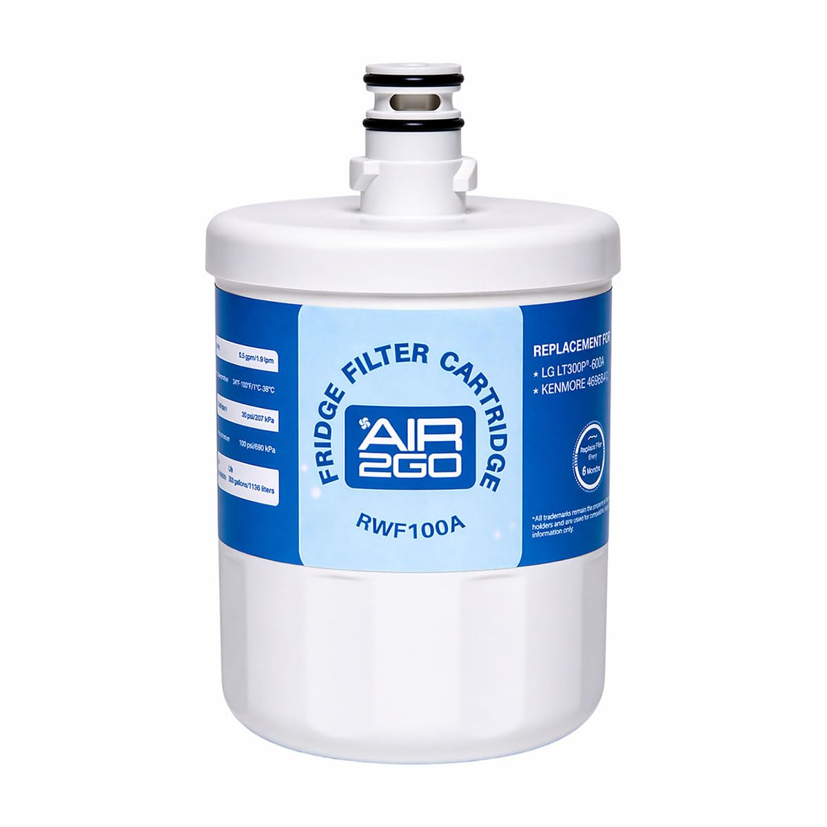 Wasserfilter Ersatz für Smeg Kühlschrank LT500P/5231JA2002A