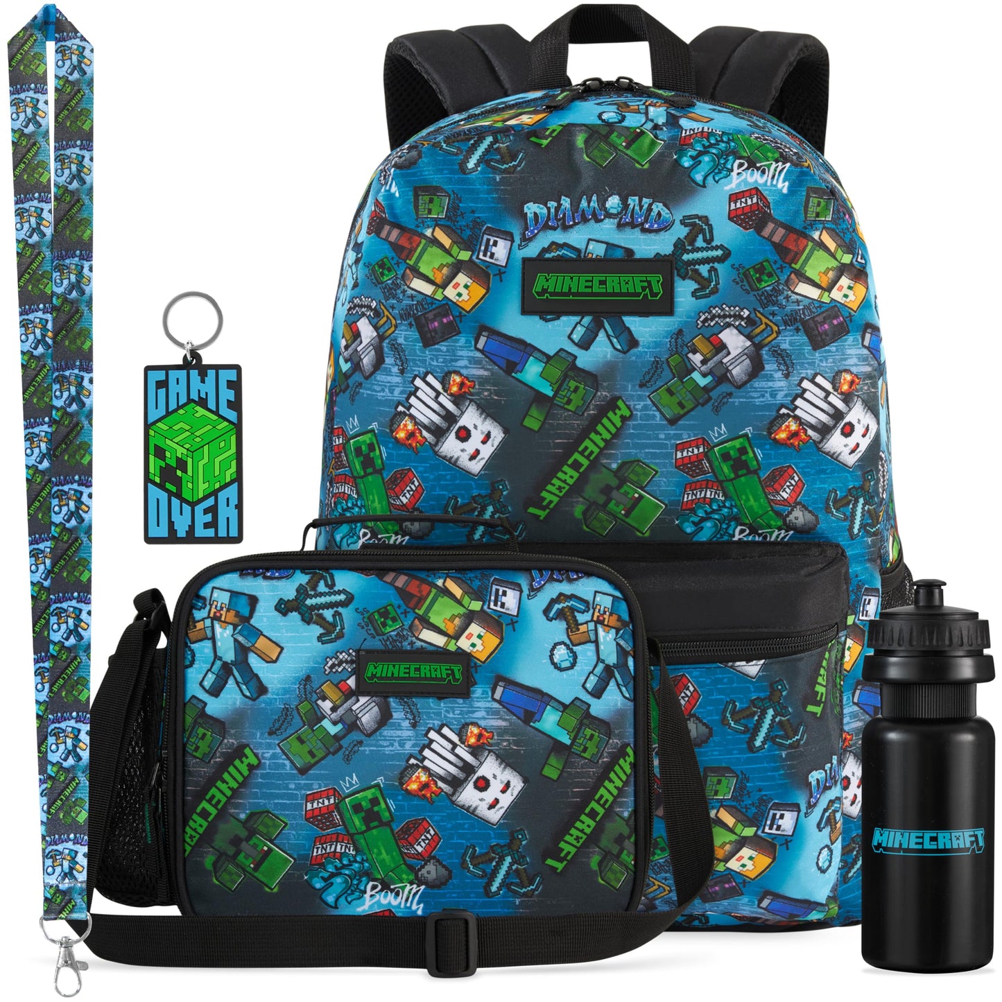 Minecraft Rucksack-Set für Kinder, Multi Minecraft