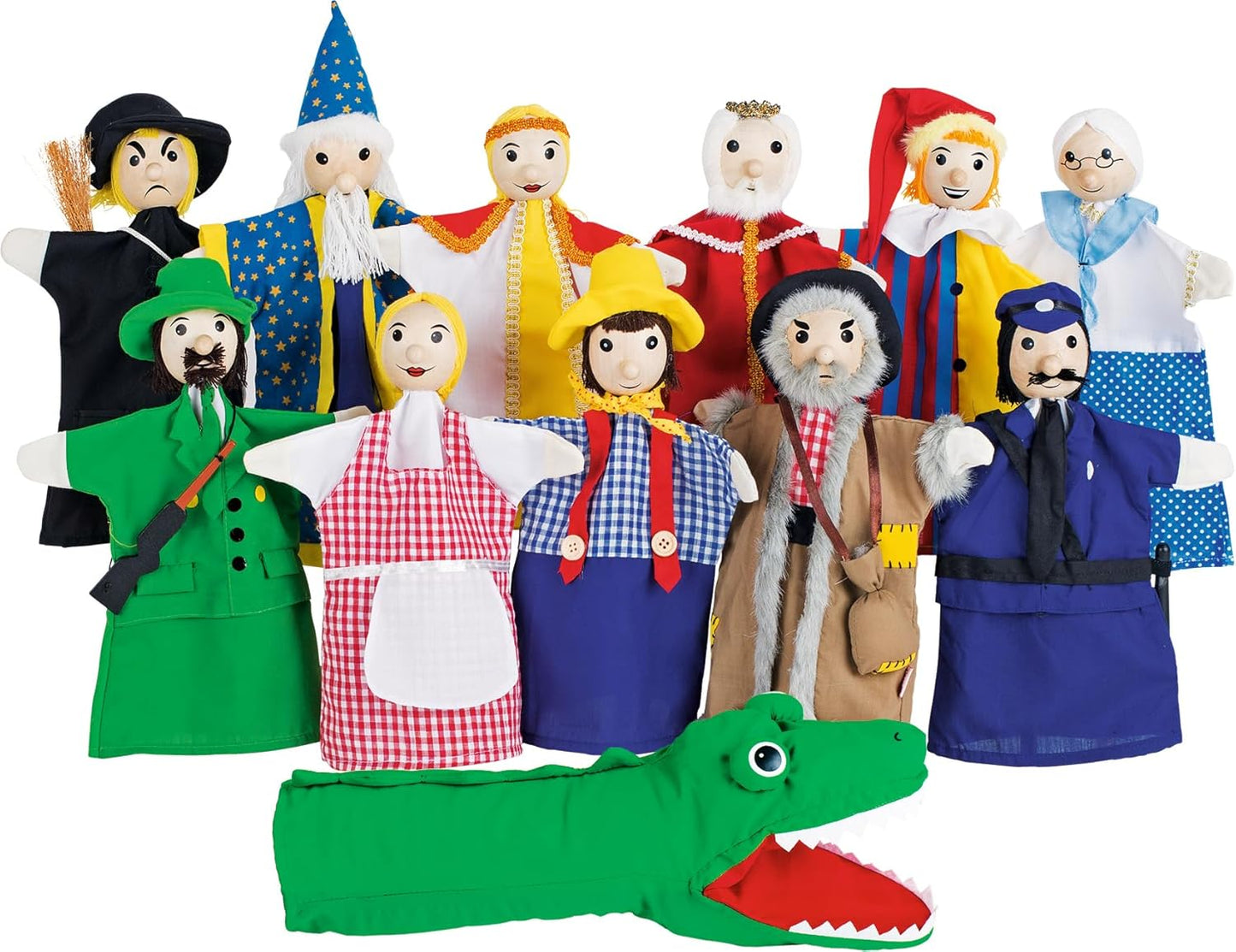 12er-Set Handpuppen