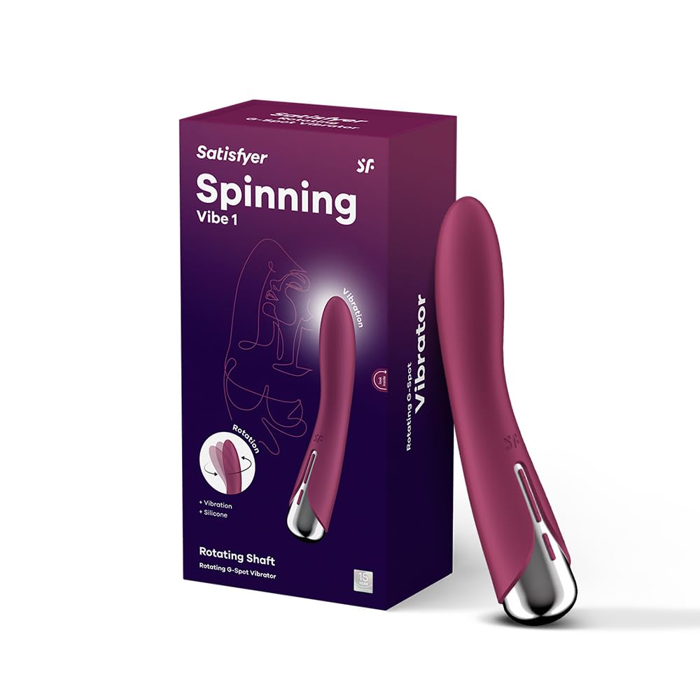 Spinning Vibe 1 G-Punkt-Vibrator mit Rotationsfunktion, Beere