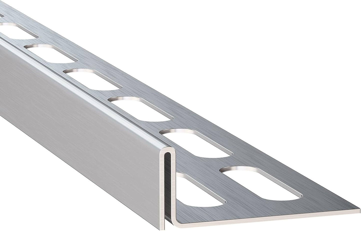 Gefälleprofil Clive für Dusche, 120cm x 8/10 mm (Fliese/Kante) Links Boden