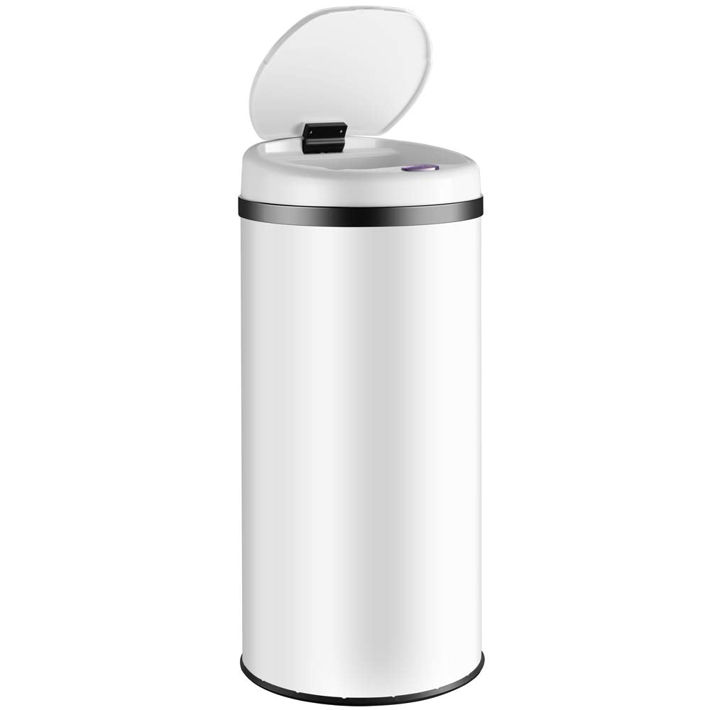 Mülleimer mit Sensorautomatik, 50 Liter, Weiss