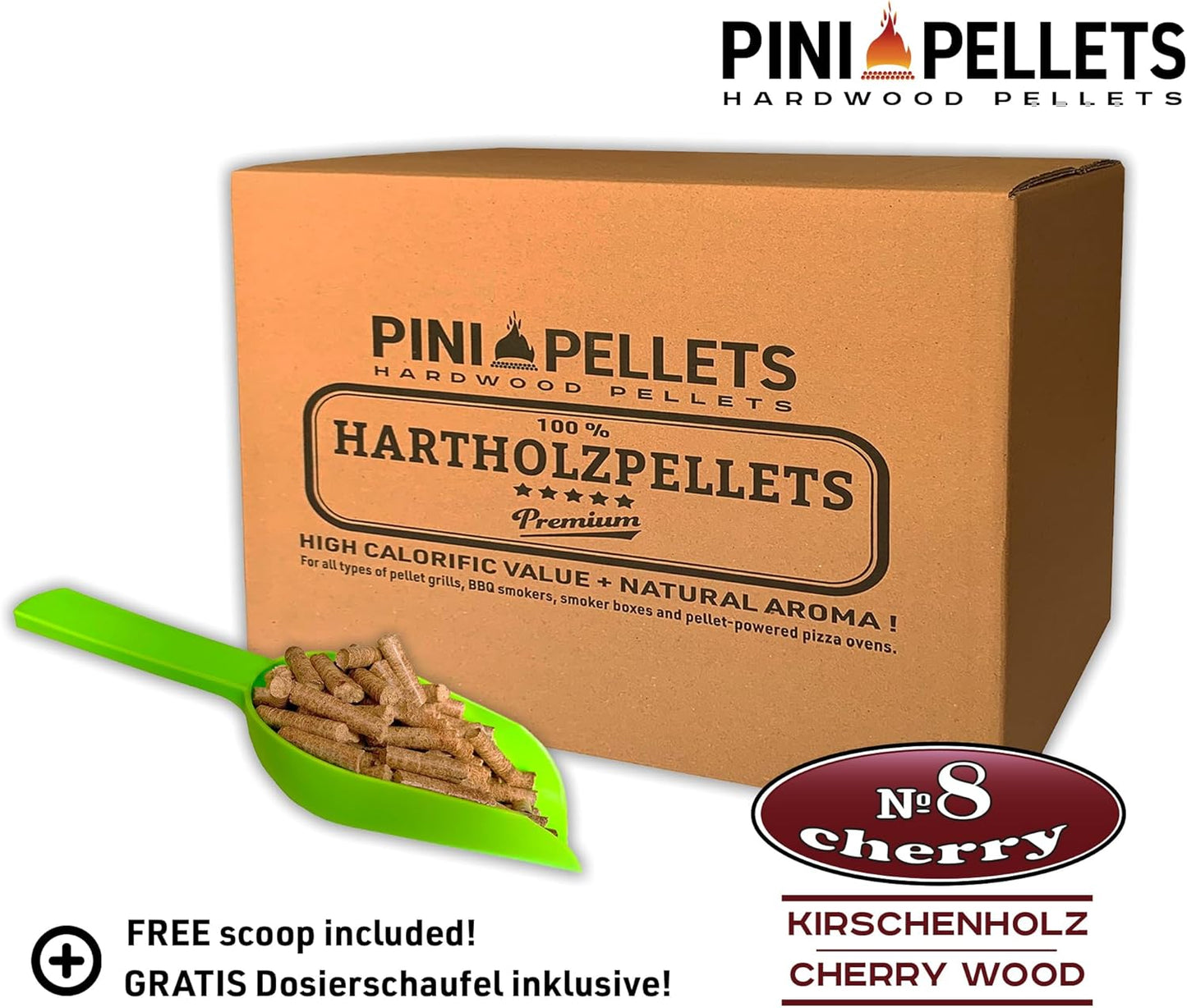 Grillpellets Kirsche, 10 kg