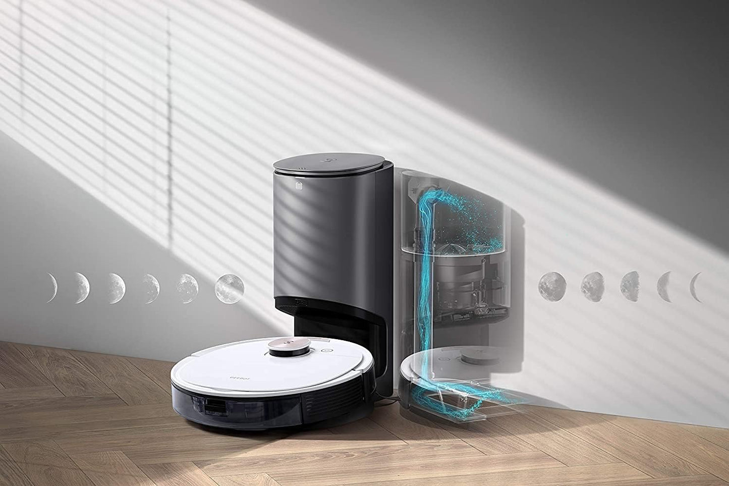 Automatische Absaugstation für DEEBOT N8/T8/T9 Staubsauger, AES