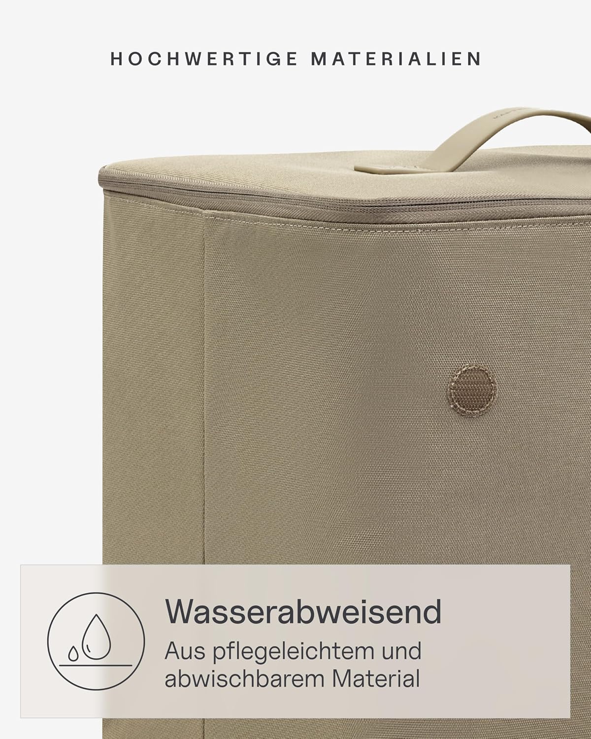 Vaasa Kühltasche für Einkaufskorb, Dusty Khaki Cooling Inlay Large