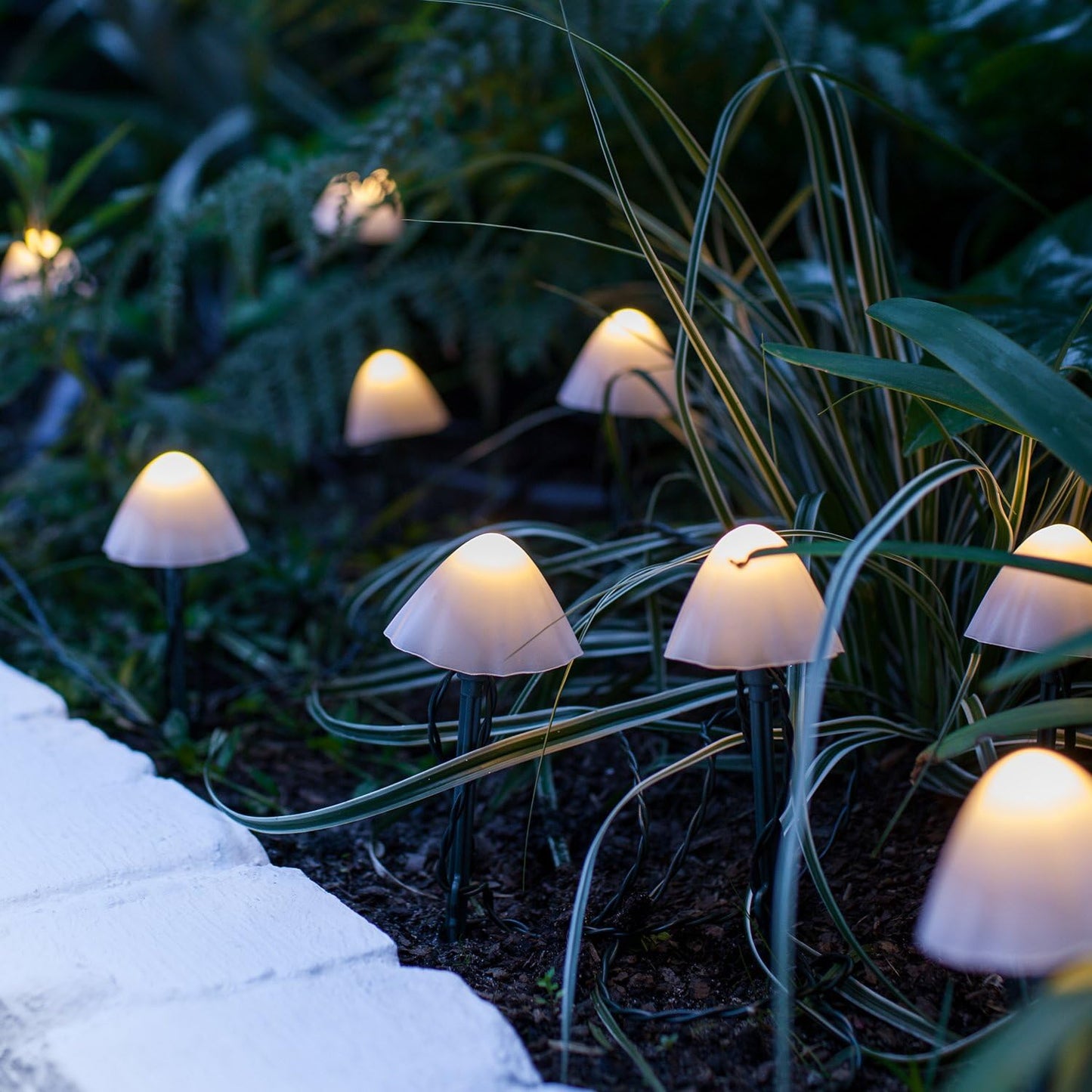 Pilz-Lichterkette