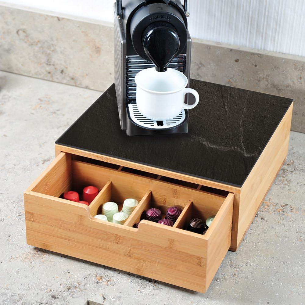 Box mit Schublade für Kaffee/Tee