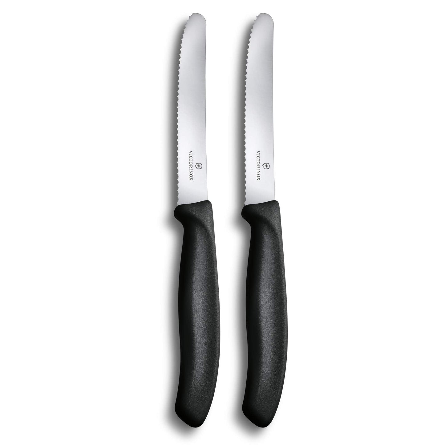 Swiss Classic Frühstücks- und Brötchenmesser-Set, 2-teilig, 6er Set Schwarz 2er Set