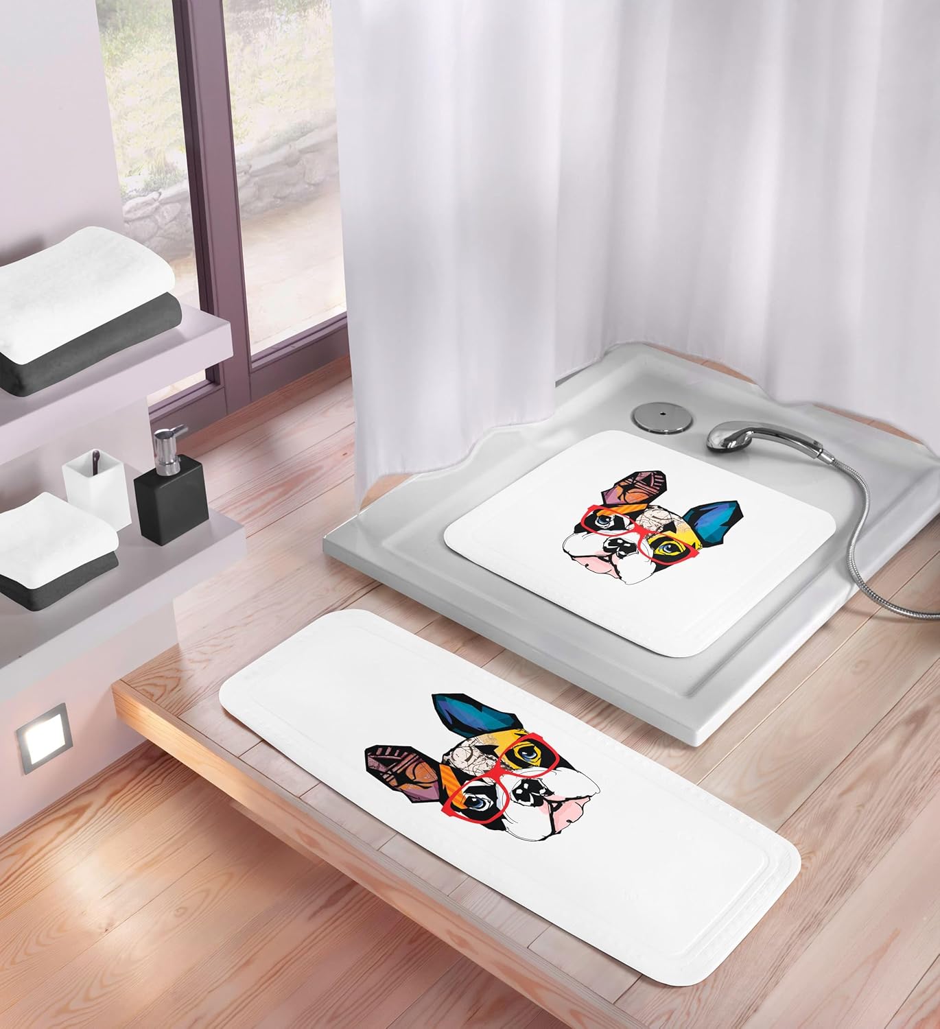 Badewanneneinlage Henry 36 x 92 cm, Mehrfarbig, 36 x 92 cm Multicolor