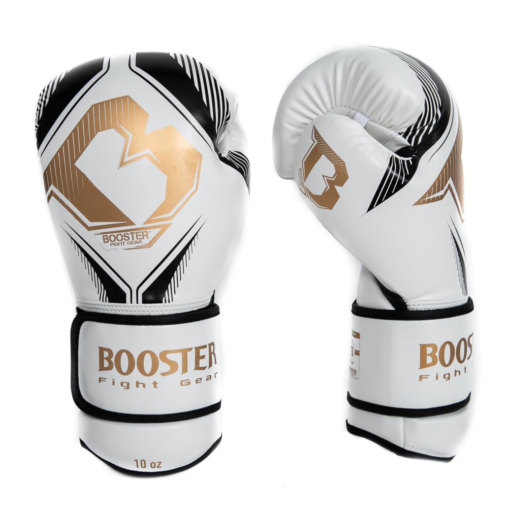 Boxhandschuhe Bangkok Series, Weiss / Schwarz 14 oz