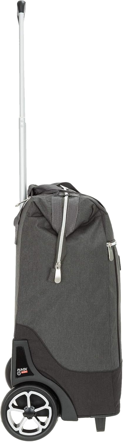 Big Wheel Einkaufsroller mit Thermotasche, Two Tone Dunkelgrau 1700