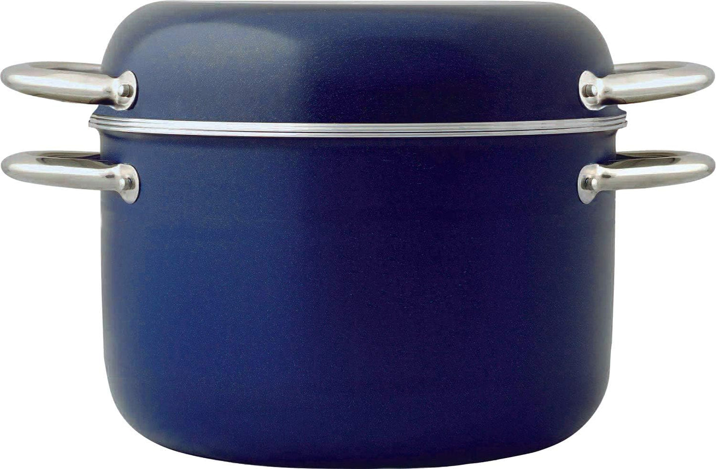 Topfset Aluminium stapelbar blau 9-tlg.
