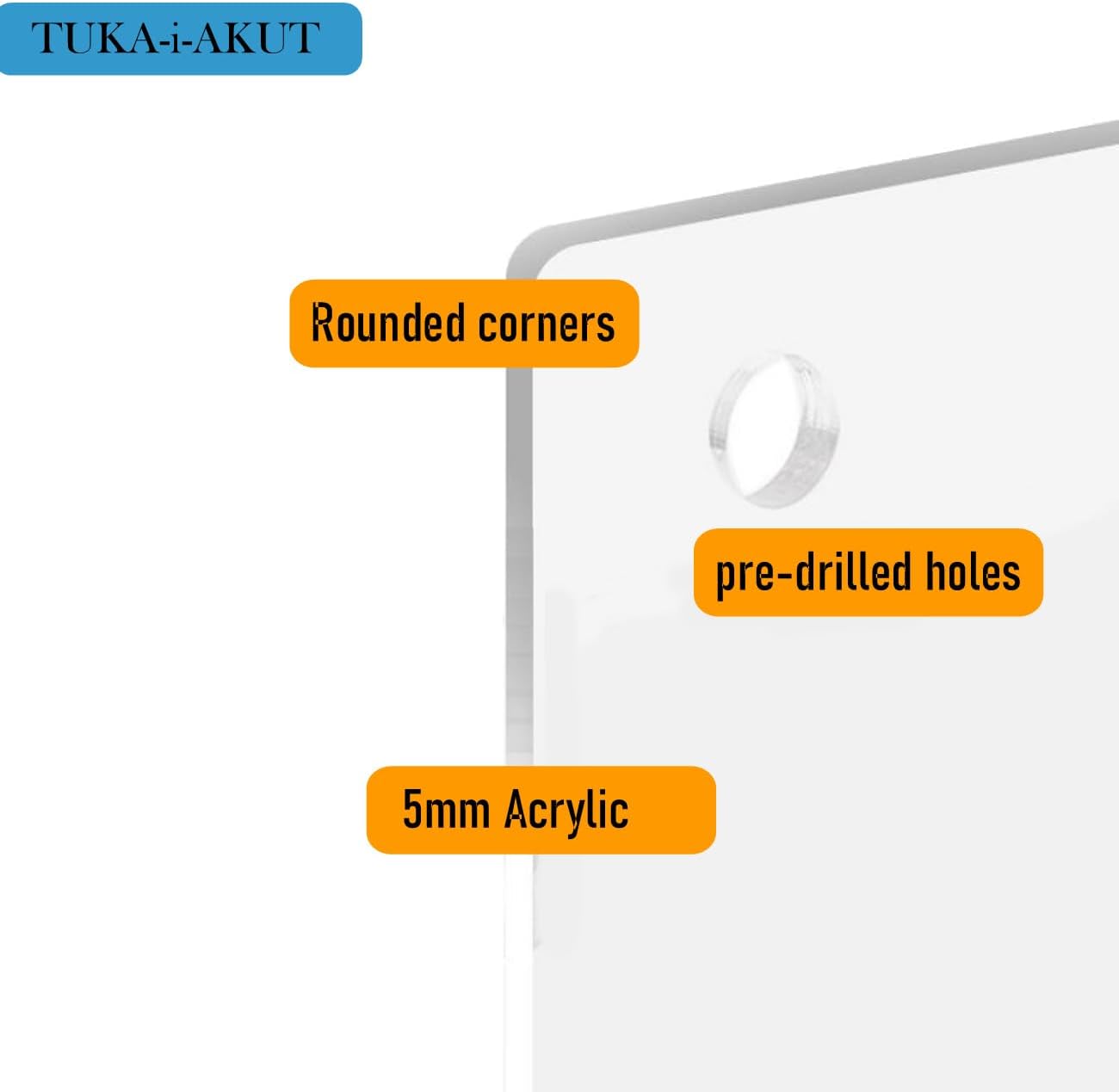 2-teiliges Wand-Prospekthalter Set, 2 Schichten 100cm | Transparent