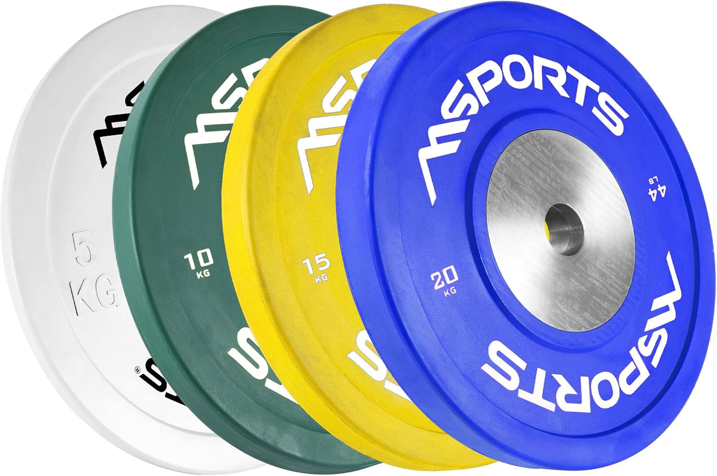 Olympia Hantelscheiben-Set, 10 kg - Smaragdgrün