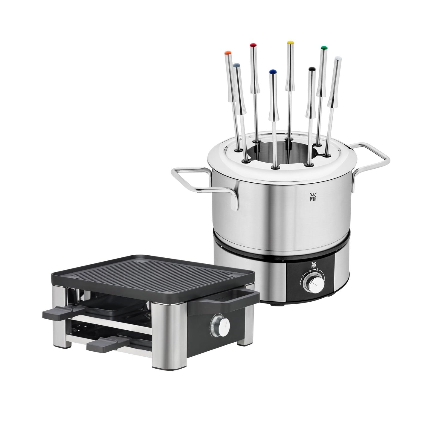 Raclette-Grill und Fondueset, 4 Person + 8 Person