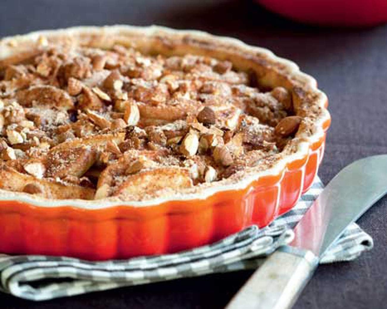 Tarte-Form, 28 cm Ofenrot