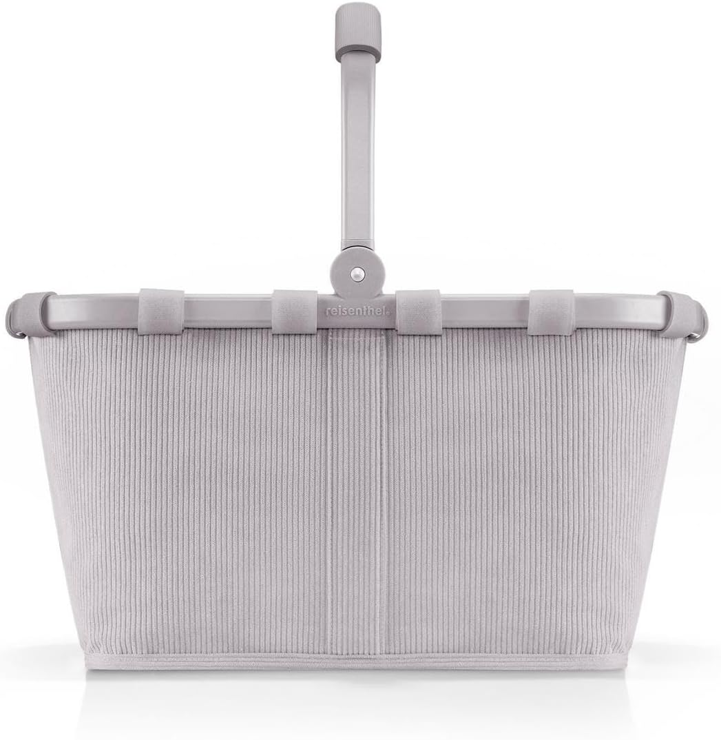 Carrybag Einkaufskorb, Cord Grey|Single