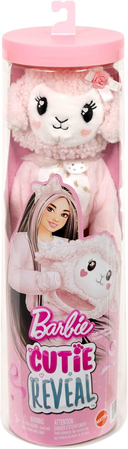 JJP66 Cutie Reveal Puppe mit Überraschungen & Mini-Haustier, Rosa