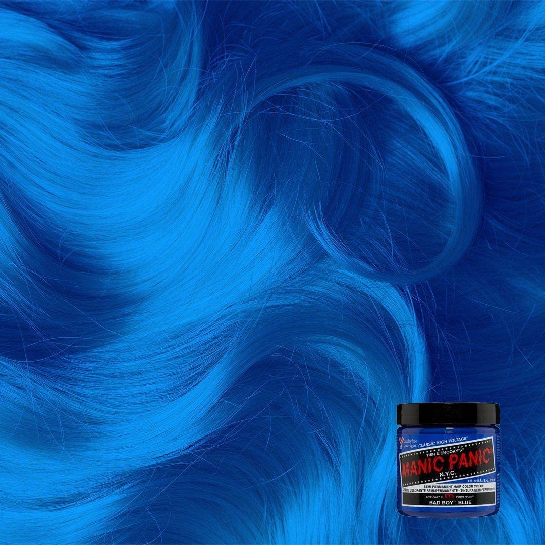 Halbpermanente Haarfarbe, Bad Boy Blue 118 g (1er Pack)