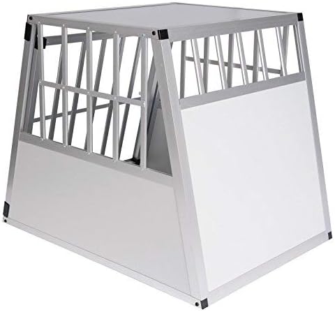 Hundetransportbox, L 85 x B 65 x H 69 cm Silber