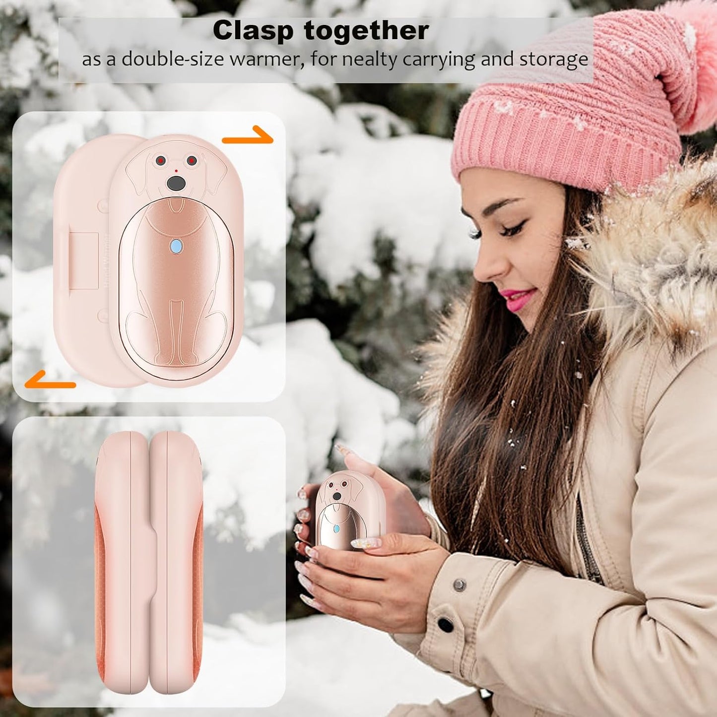 Elektrische Handwärmer, Rosa