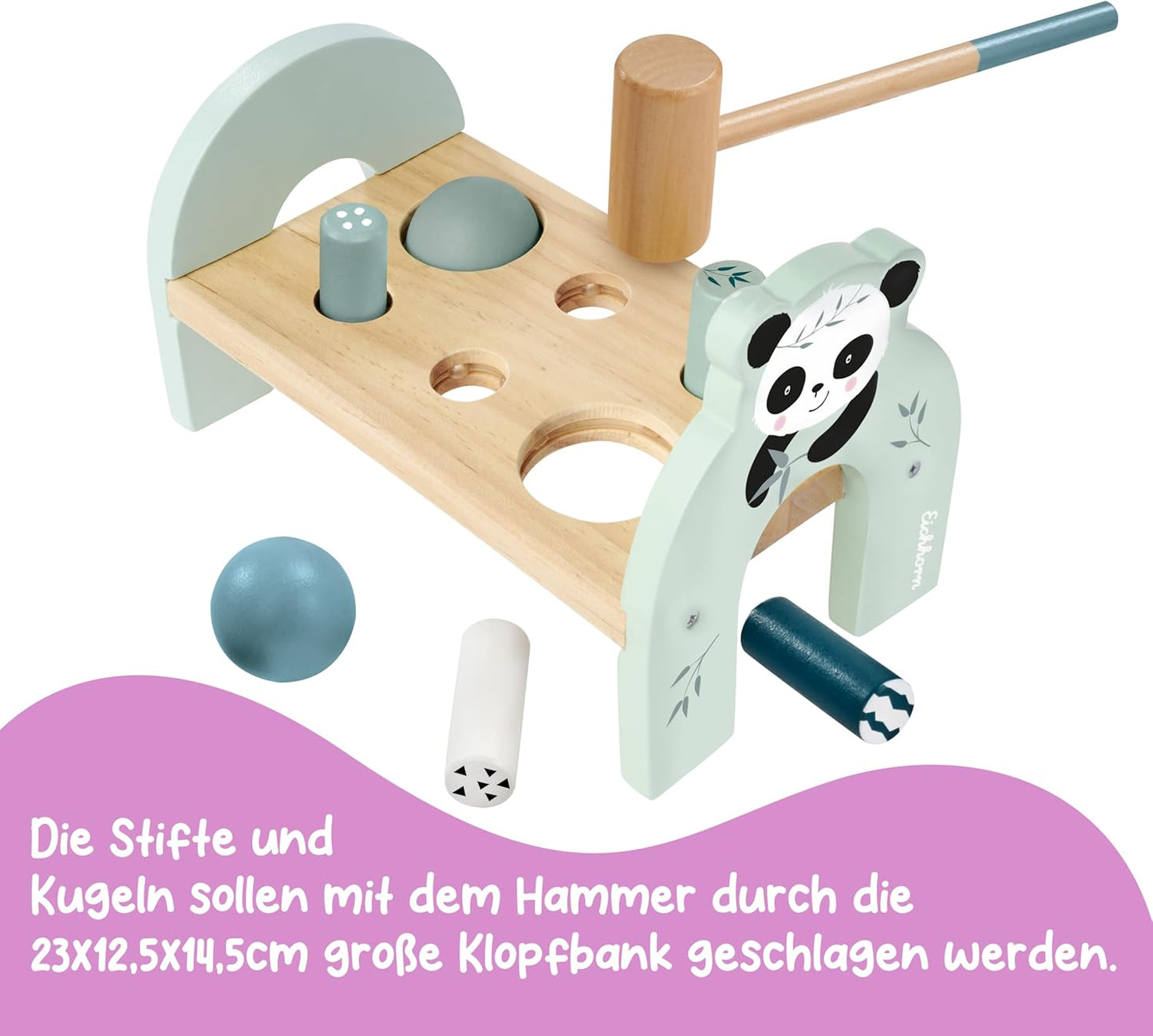 Holz-Klopfbank, Single