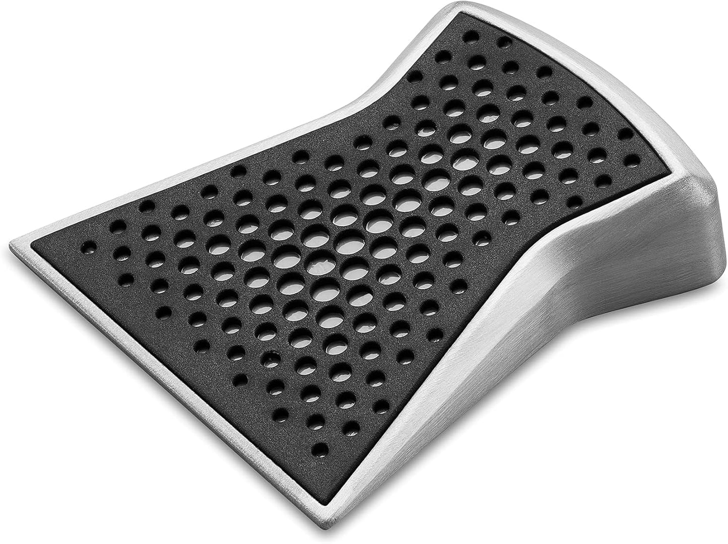 Schleifhilfe für Messer, 6,1 x 6,0 x 1,5 cm Silber / Schwarz