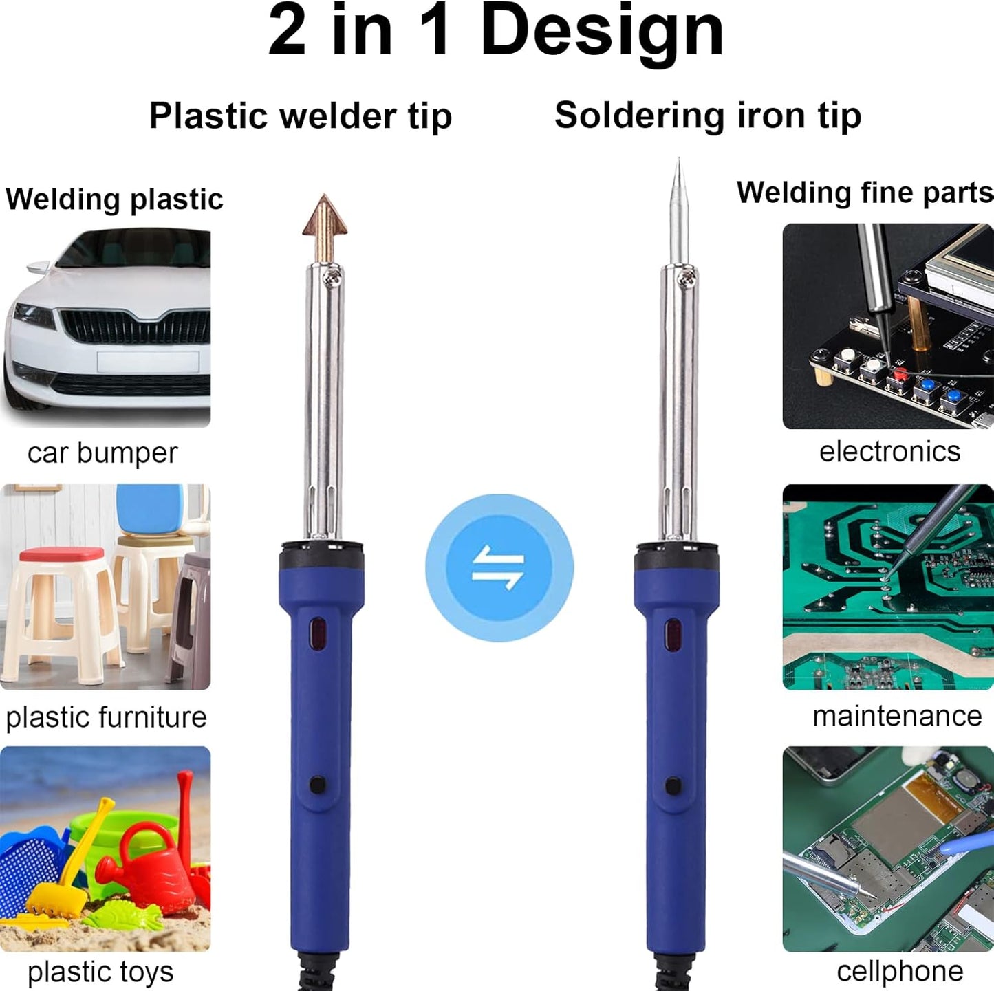 2-in-1 Kunststoff-Lötgerät