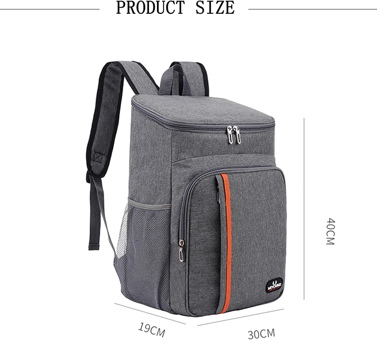 Kühlrucksack, Grau