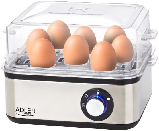 Eierkocher AD 4486 für 8 Eier mit Pochierfunktion