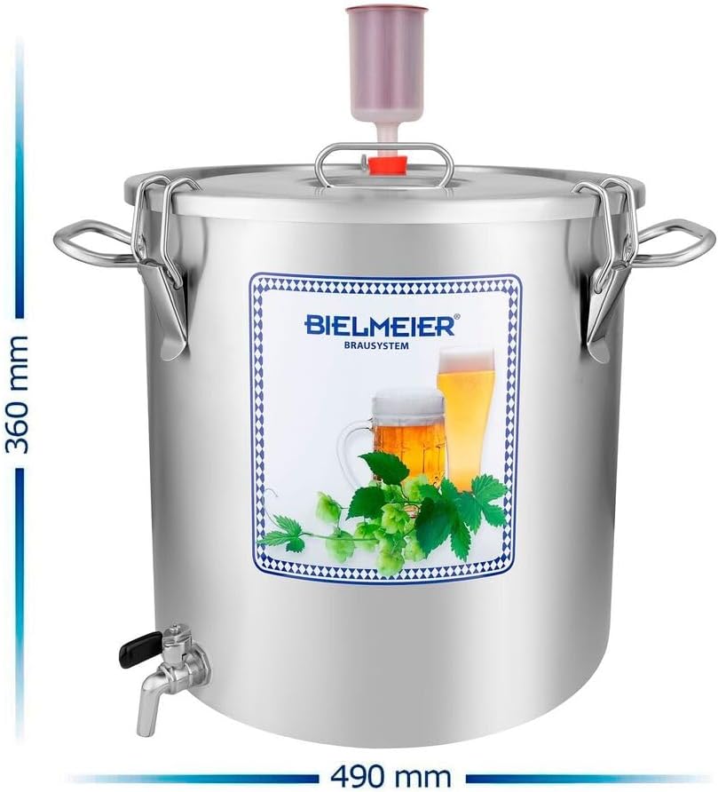 Gärbottich mit Auslaufhahn, 35 Liter