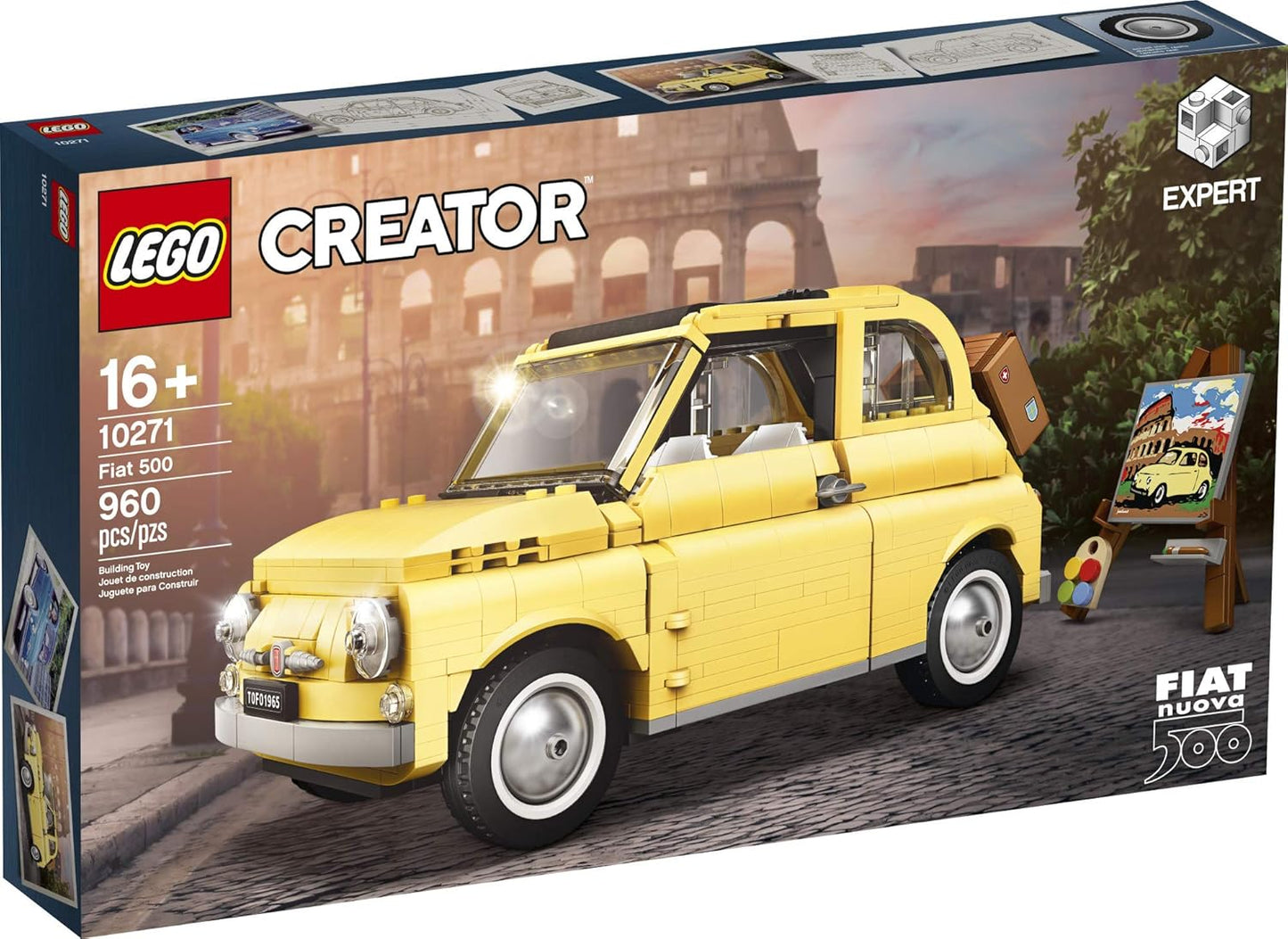 Creator Expert - Fiat 500F, Frustfreie Verpackung