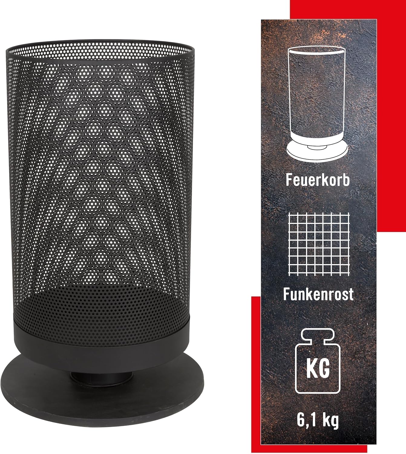 Feuertonne mit Funkenschutz
