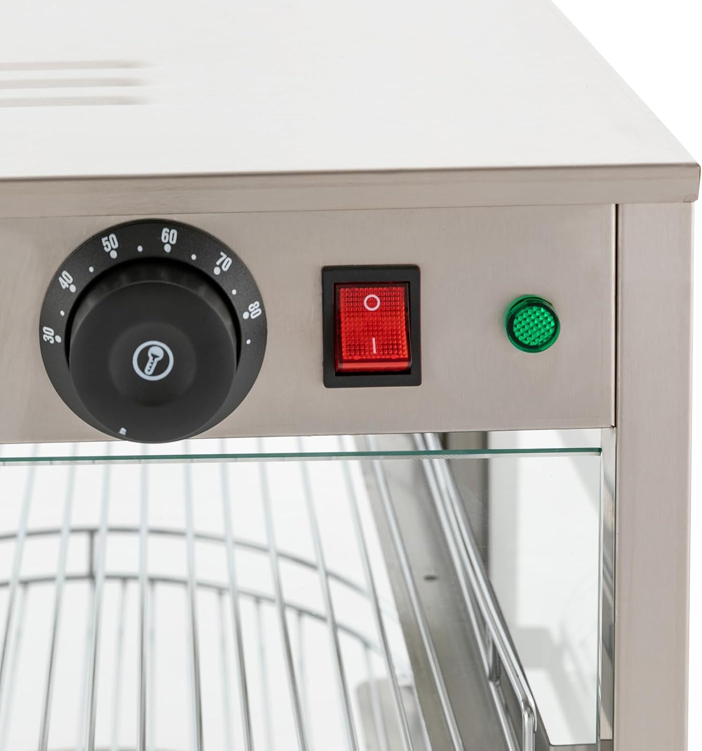Warmhaltevitrine NB-1P, 3 Etagen