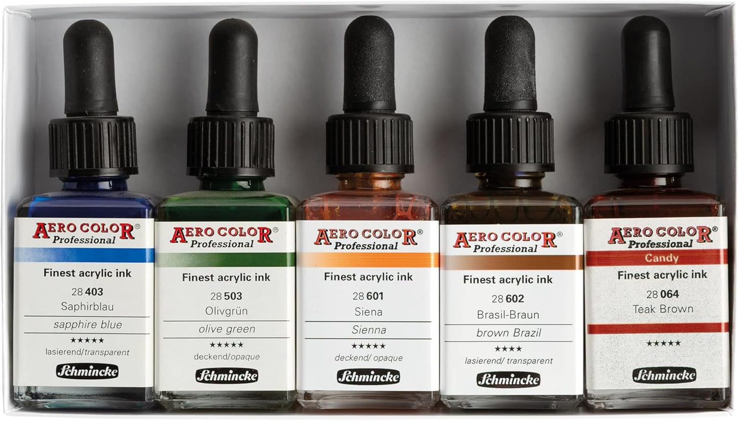 Aero Color für Mixed Media, Sonderedition, 5 x 28 ml Sonderedition