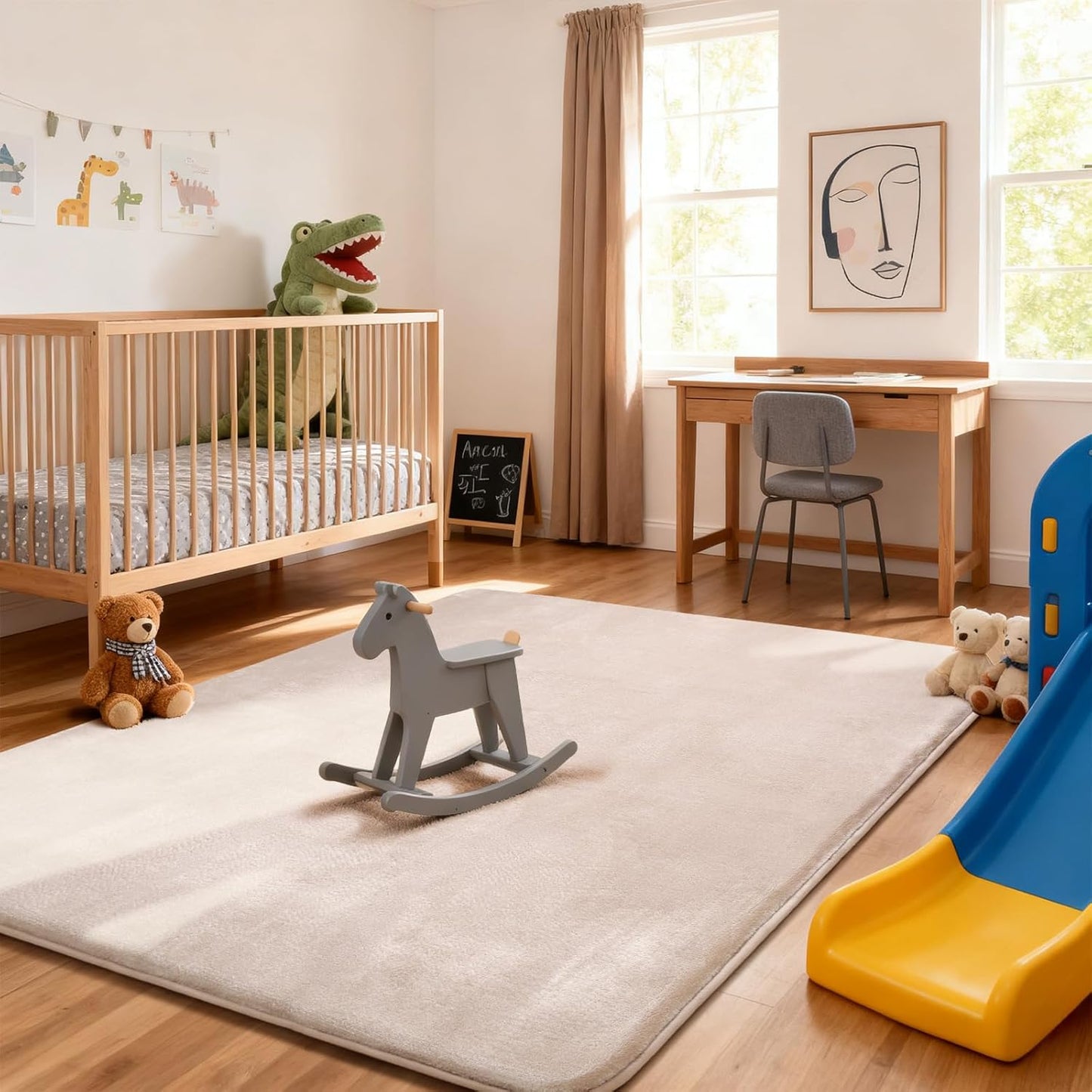 Krabbelmatte, Beige 150cmx200cm
